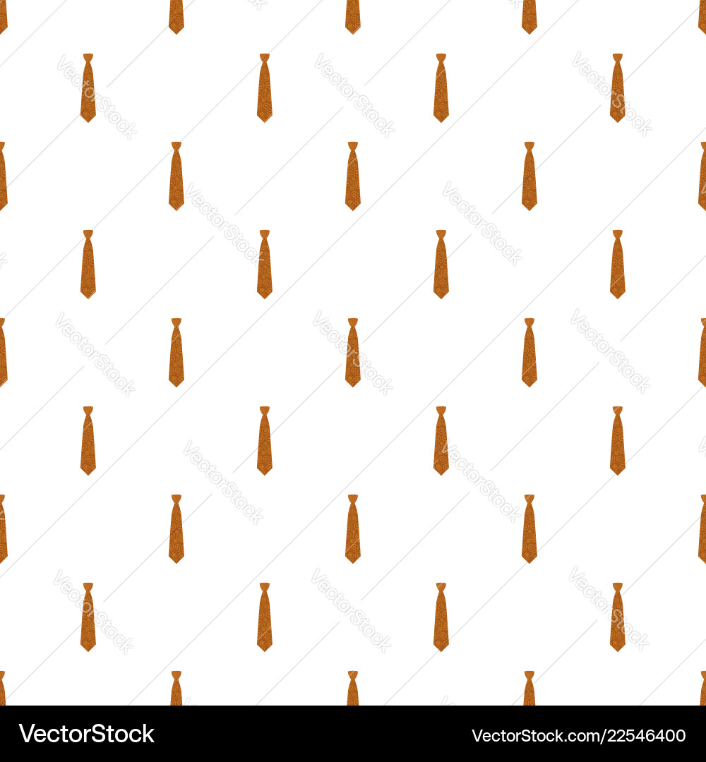 Orange tie pattern seamless Royalty Free Vector Image