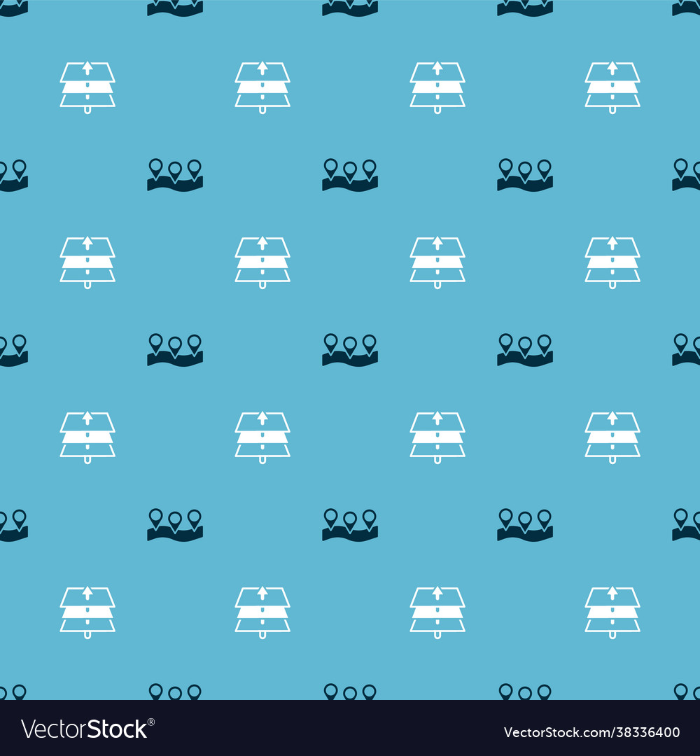 Set location and layers on seamless pattern vector image Set location and layers on seamless pattern