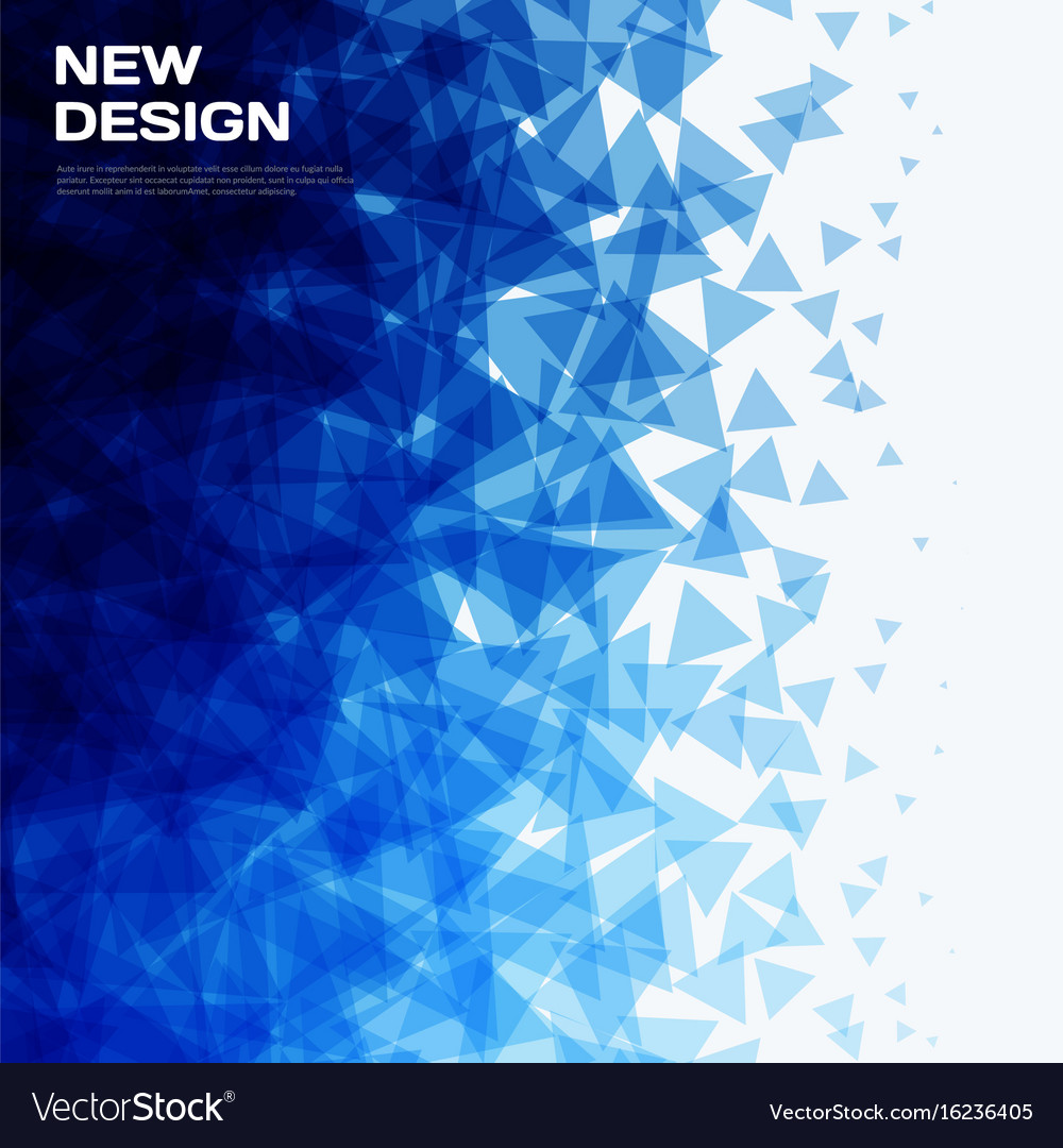 Abstract design background with triangles