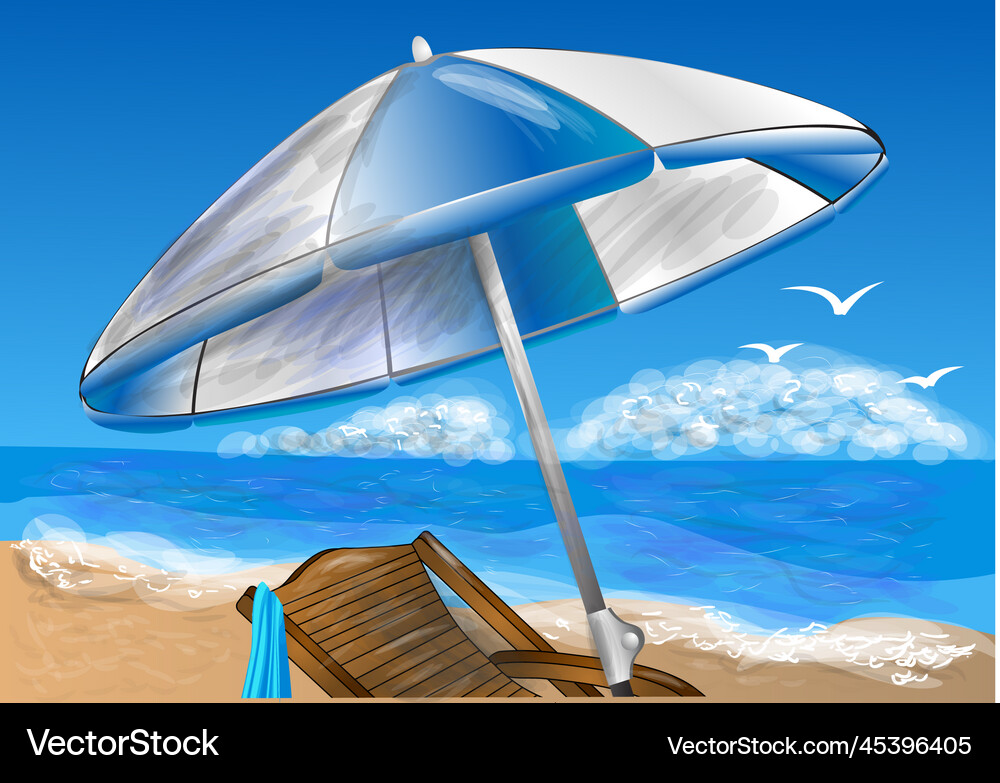Beach Royalty Free Vector Image - VectorStock