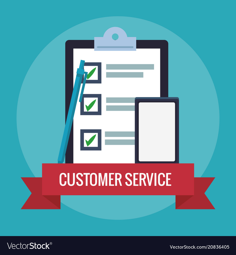 Customer Service And Support Royalty Free Vector Image