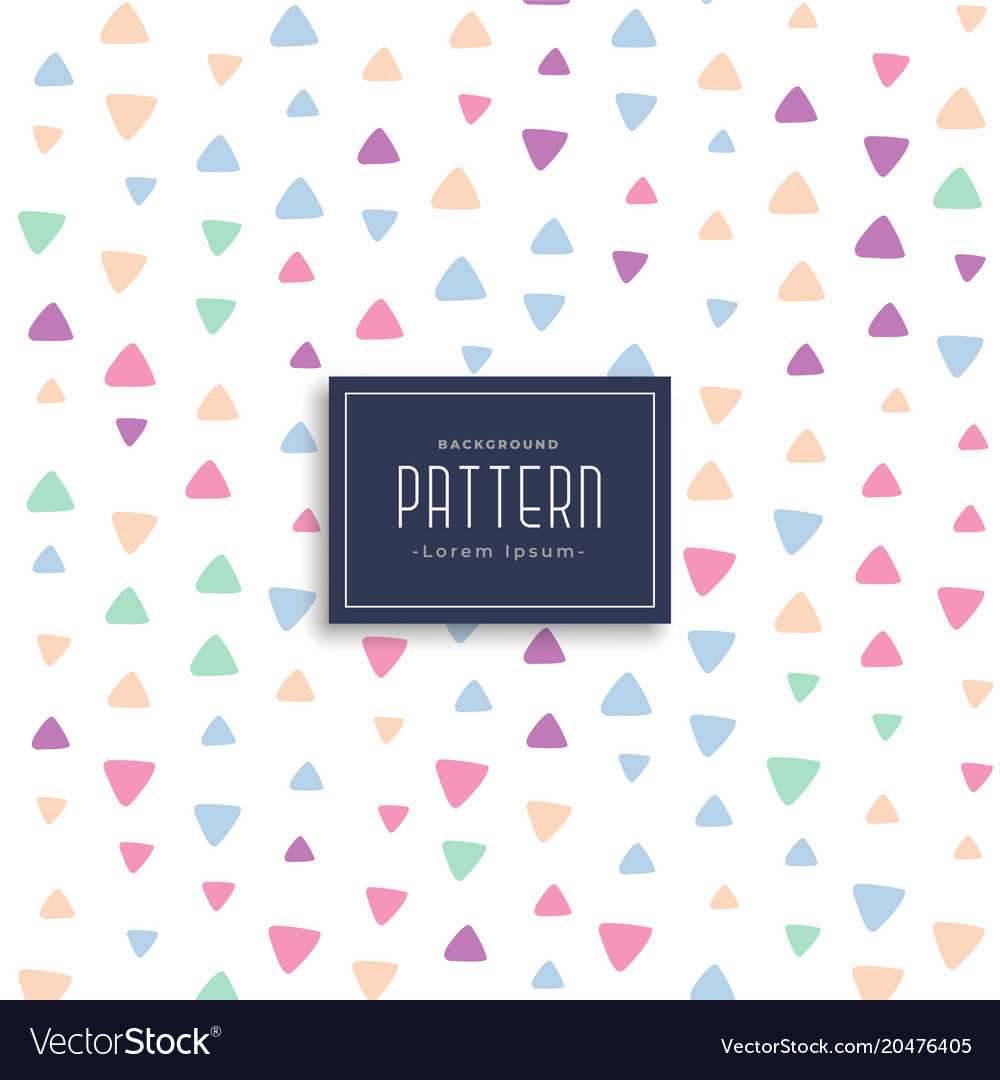 Cute triangle patterns background
