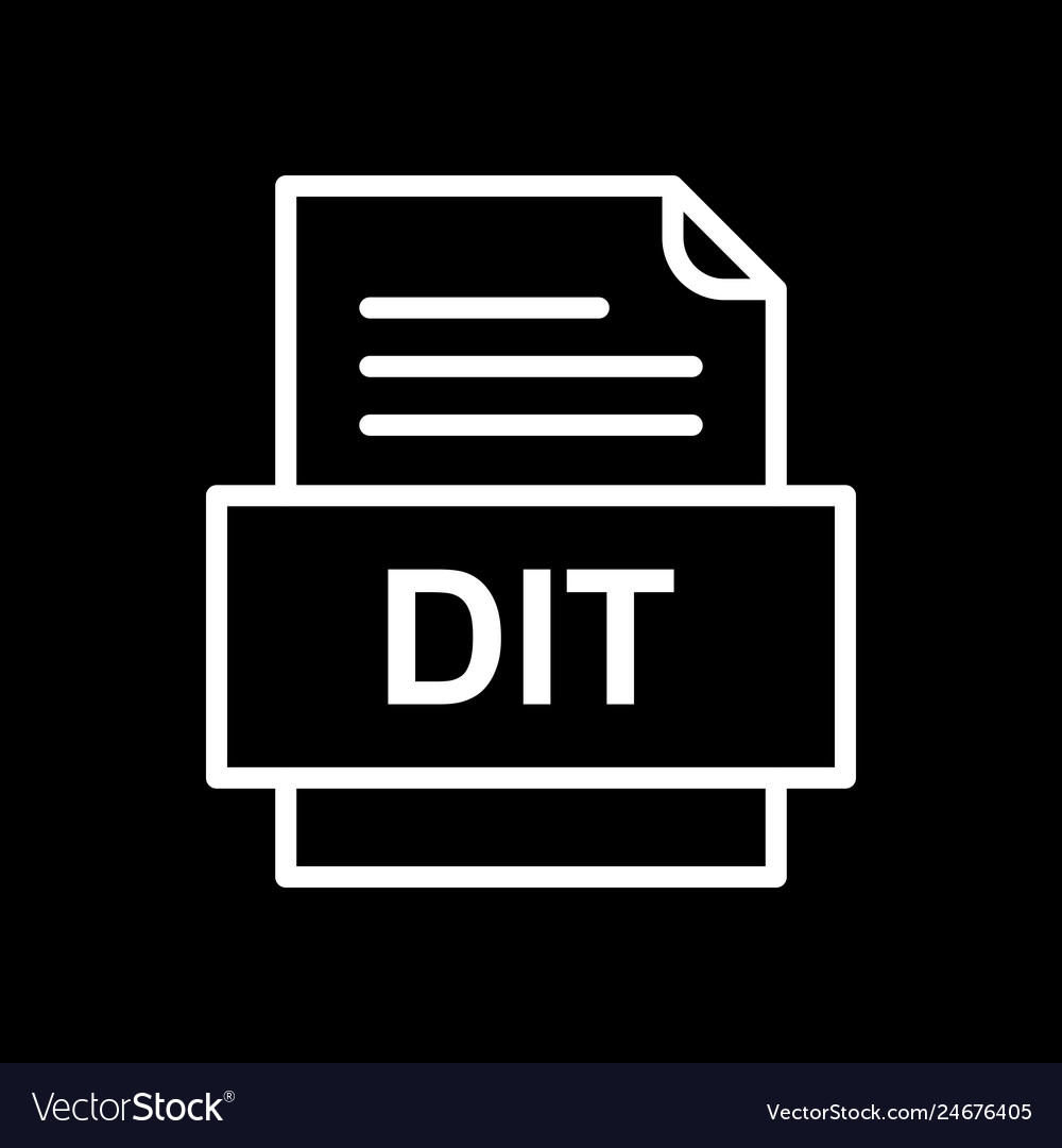 Dit file document icon