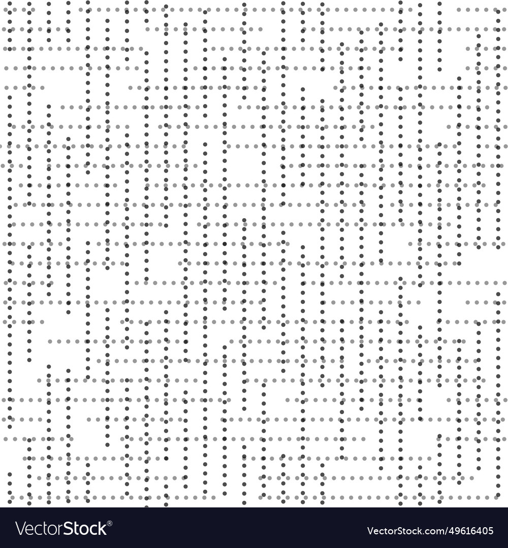 Geometric pattern of a set points seamless vector image Geometric pattern of a set points seamless