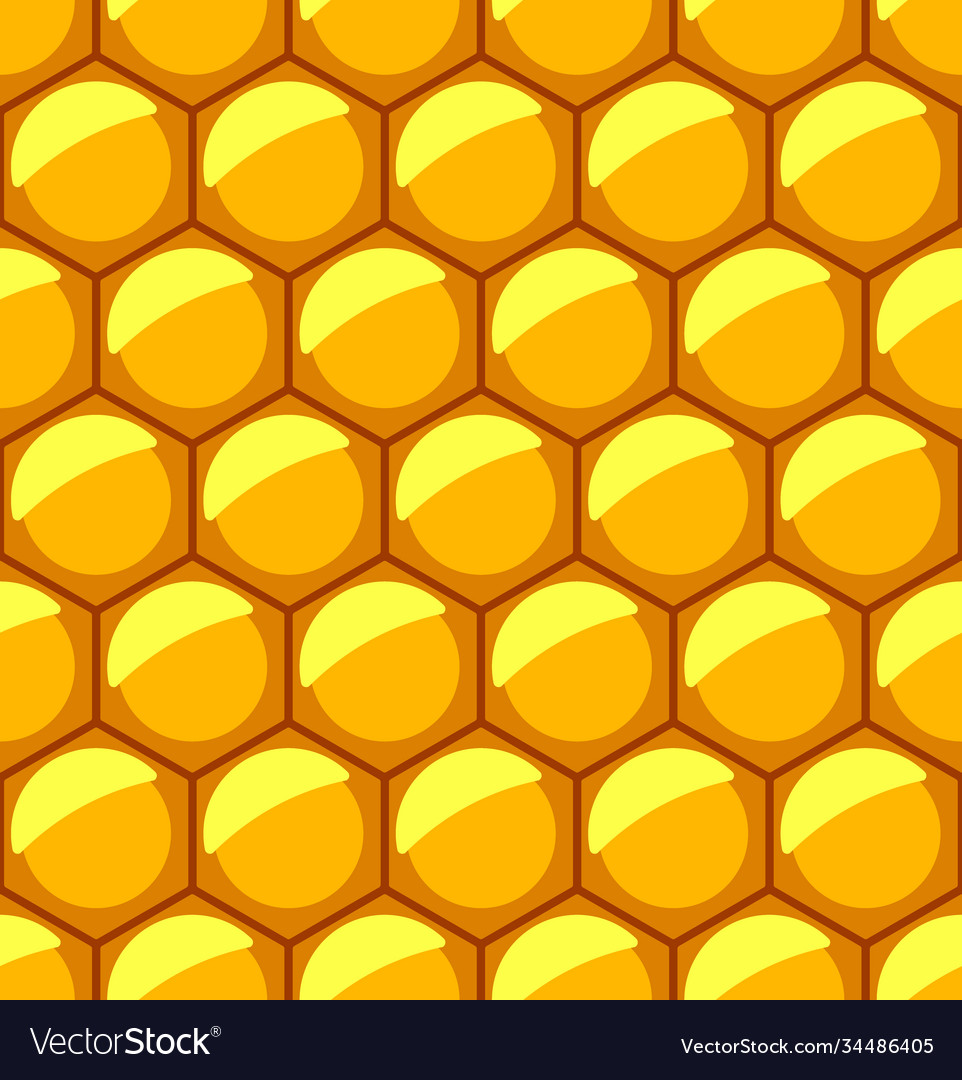 Honeycomb seamless pattern
