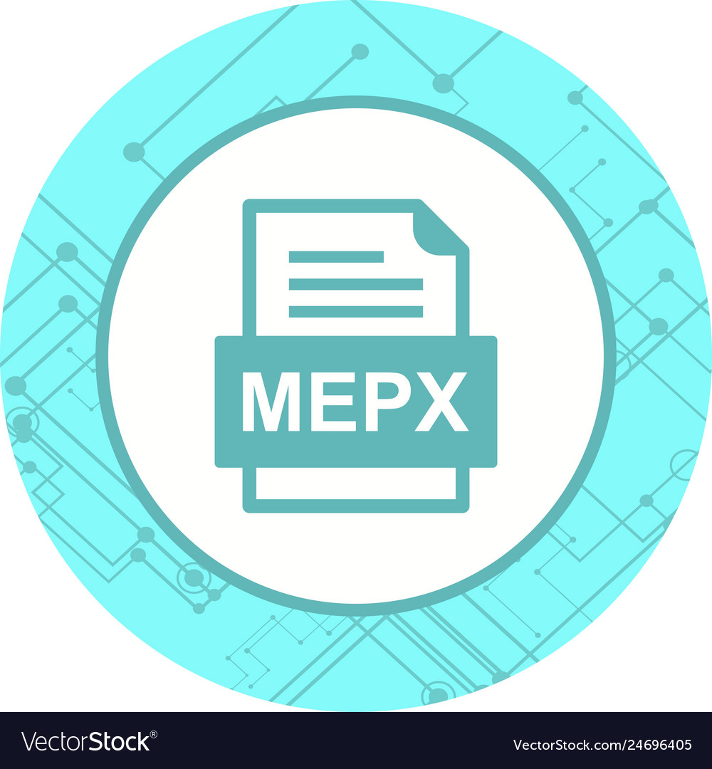 Mepx file document icon