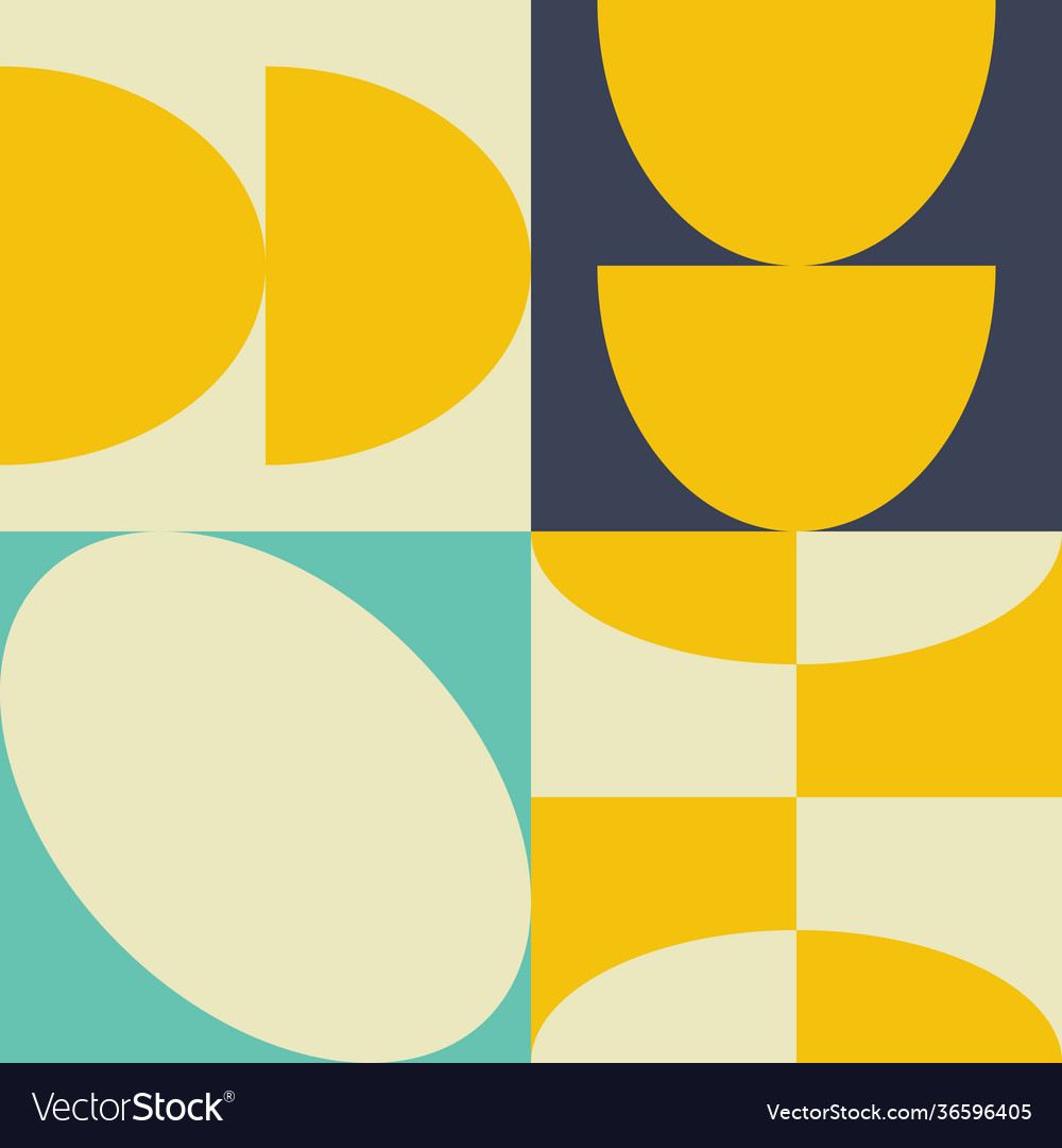 Minimal geometric pattern design vector image Minimal geometric pattern design