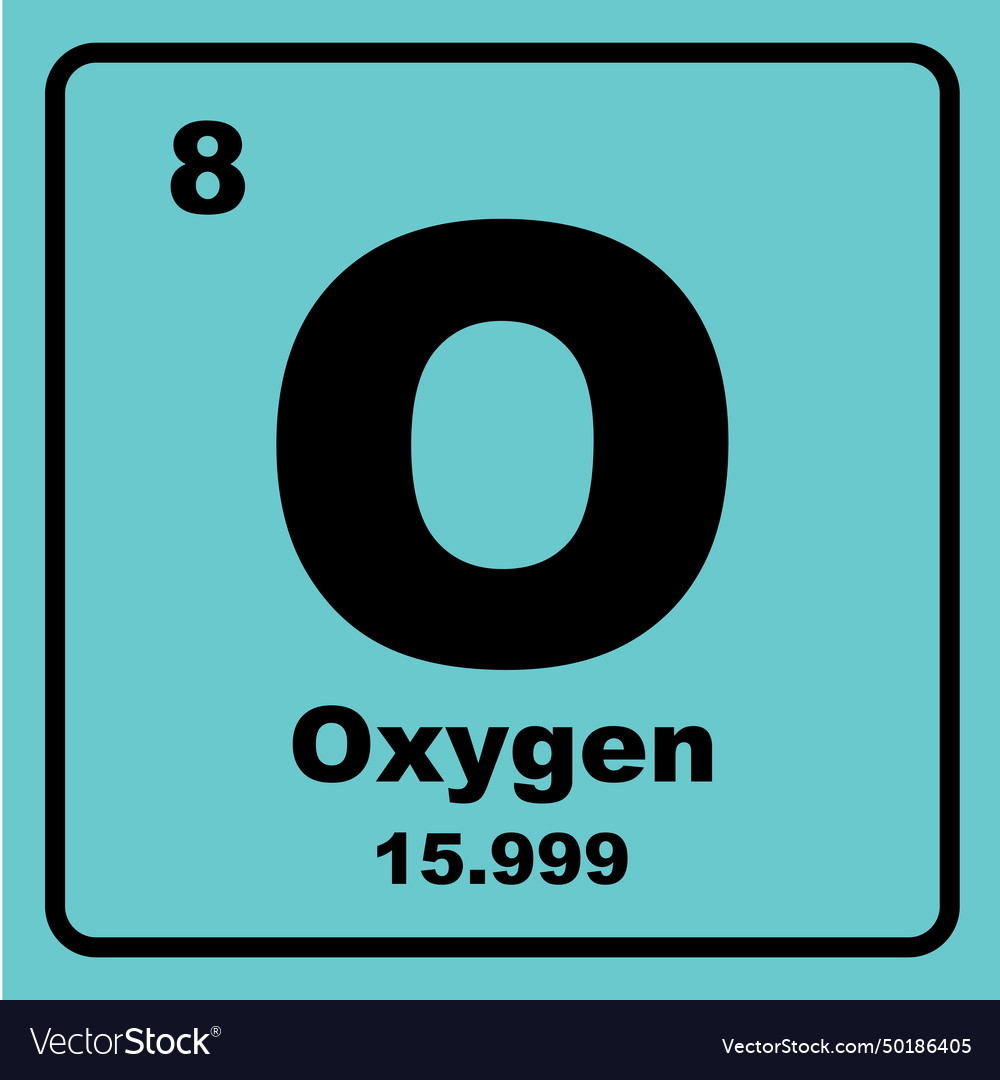 Oxygen icon Royalty Free Vector Image - VectorStock