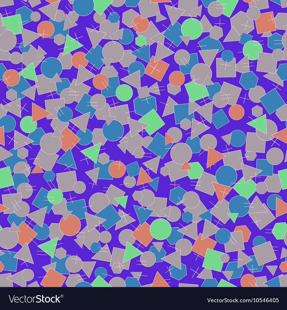 Seamless pattern geometric forms