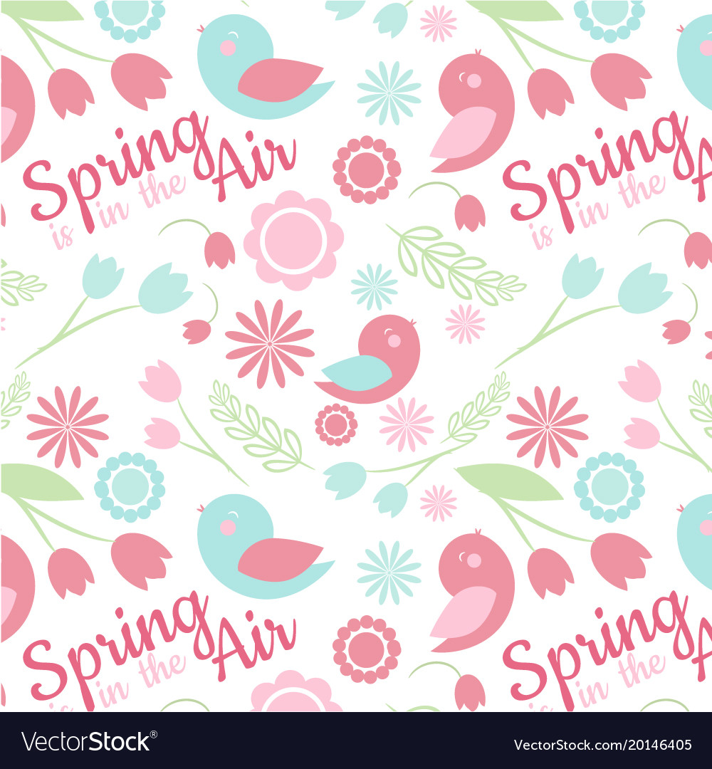 Seamless spring-pattern
