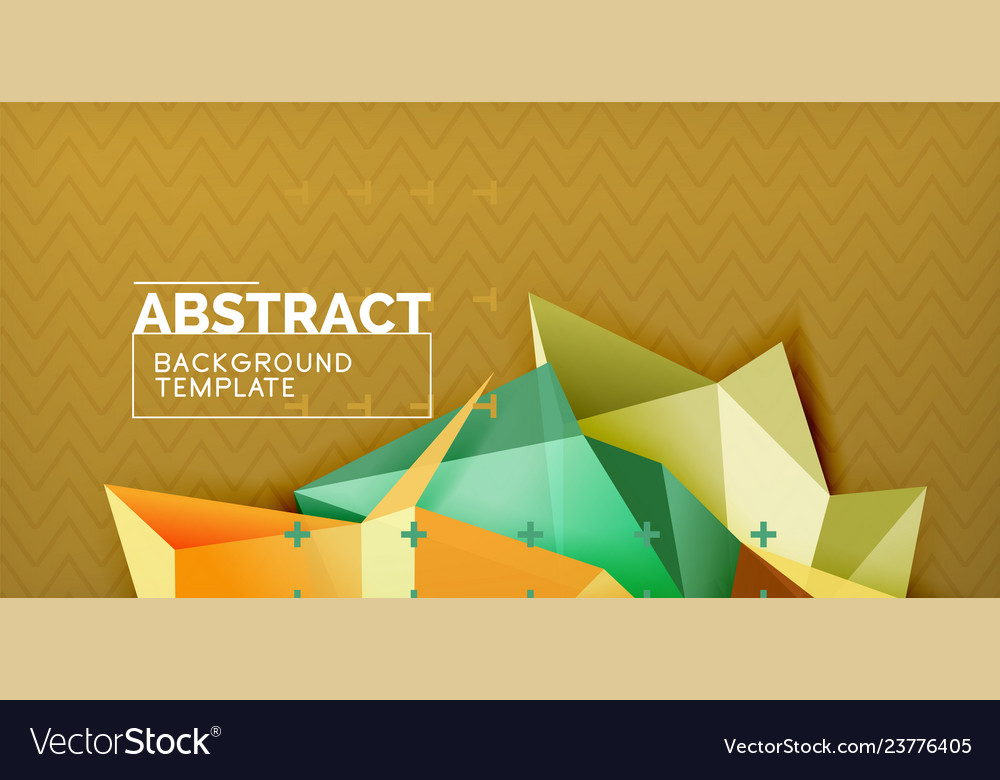 Triangular low poly background design