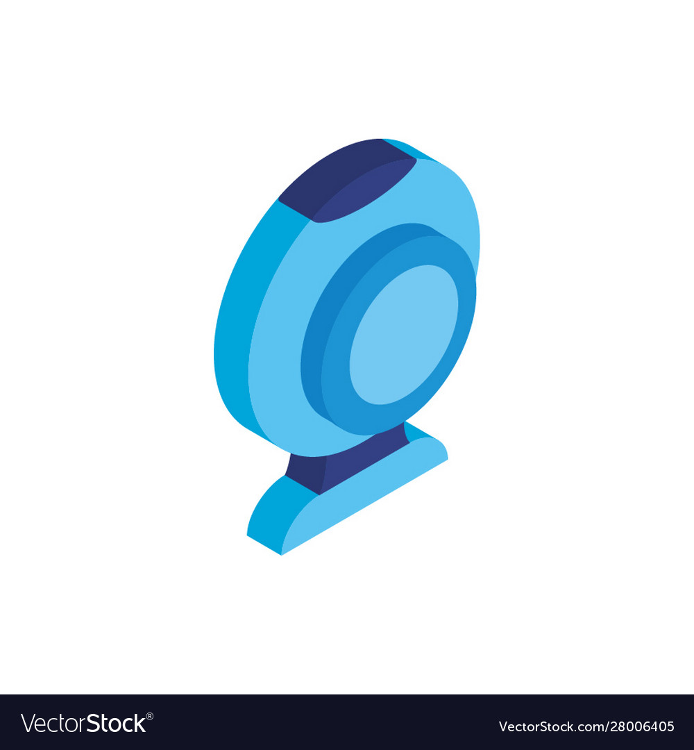Web camera hardware isolated icon