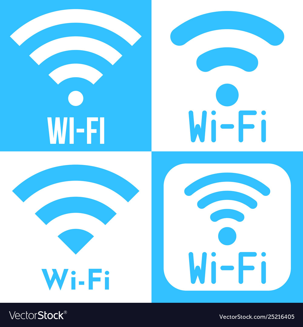 Wifi symbol icon wireless local area networking