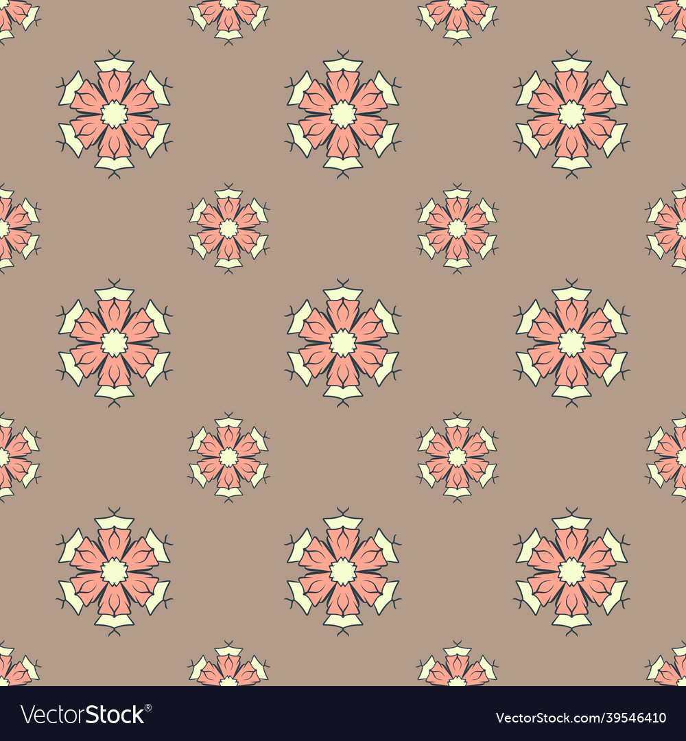 Fabric repeat pattern seamless patterns vector image Fabric repeat pattern seamless patterns