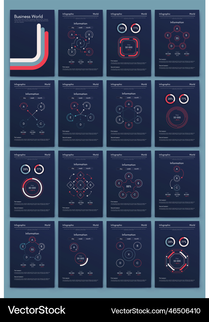 Graphics infographics with mobile phone template Vector Image