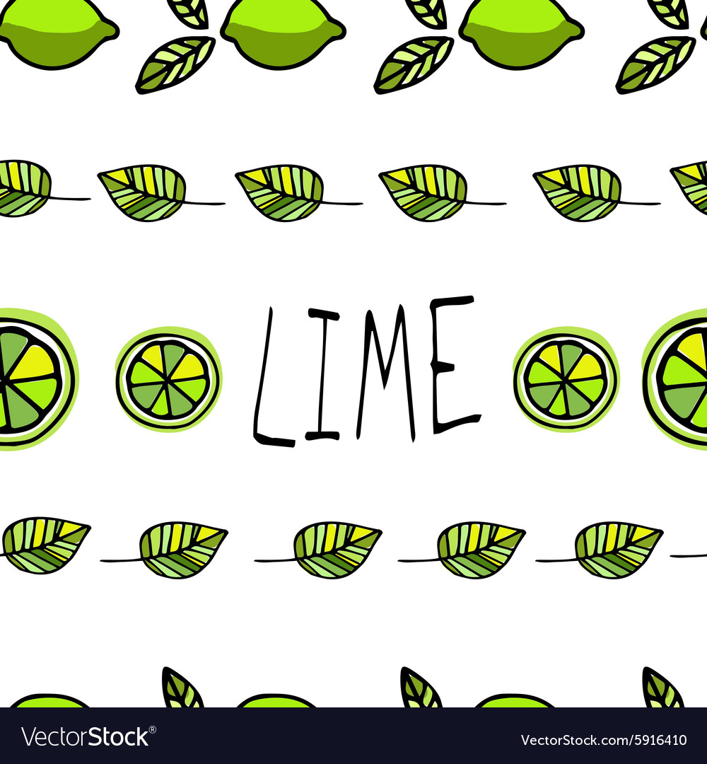 Seamless pattern with lemons