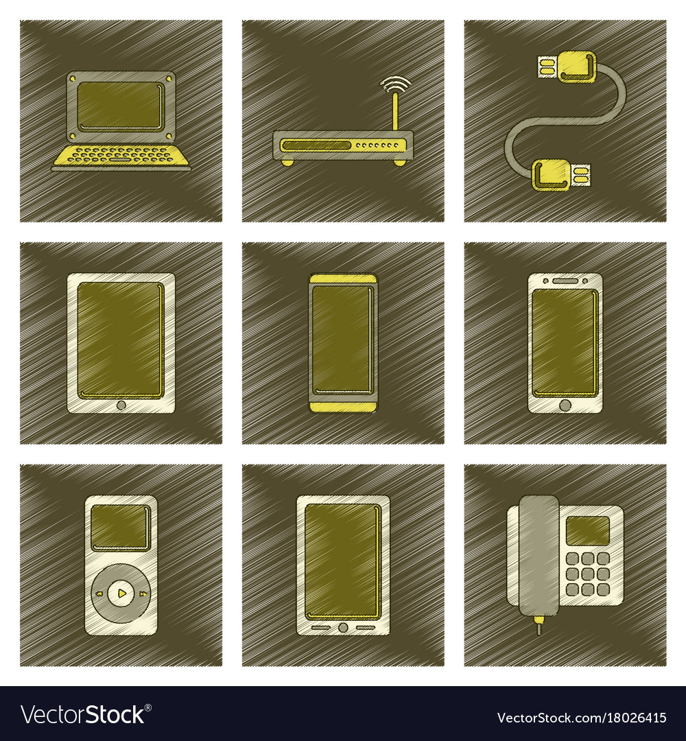 Assembly flat shading style icon wi fi modem