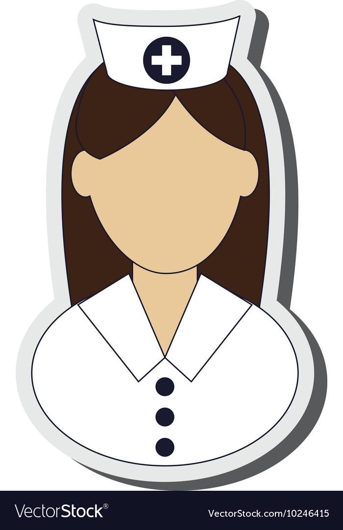 Weibliche Krankenschwester Icon