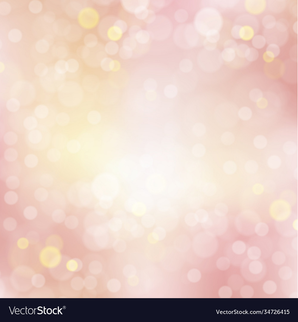 Multicolored blurry bokeh on a red background