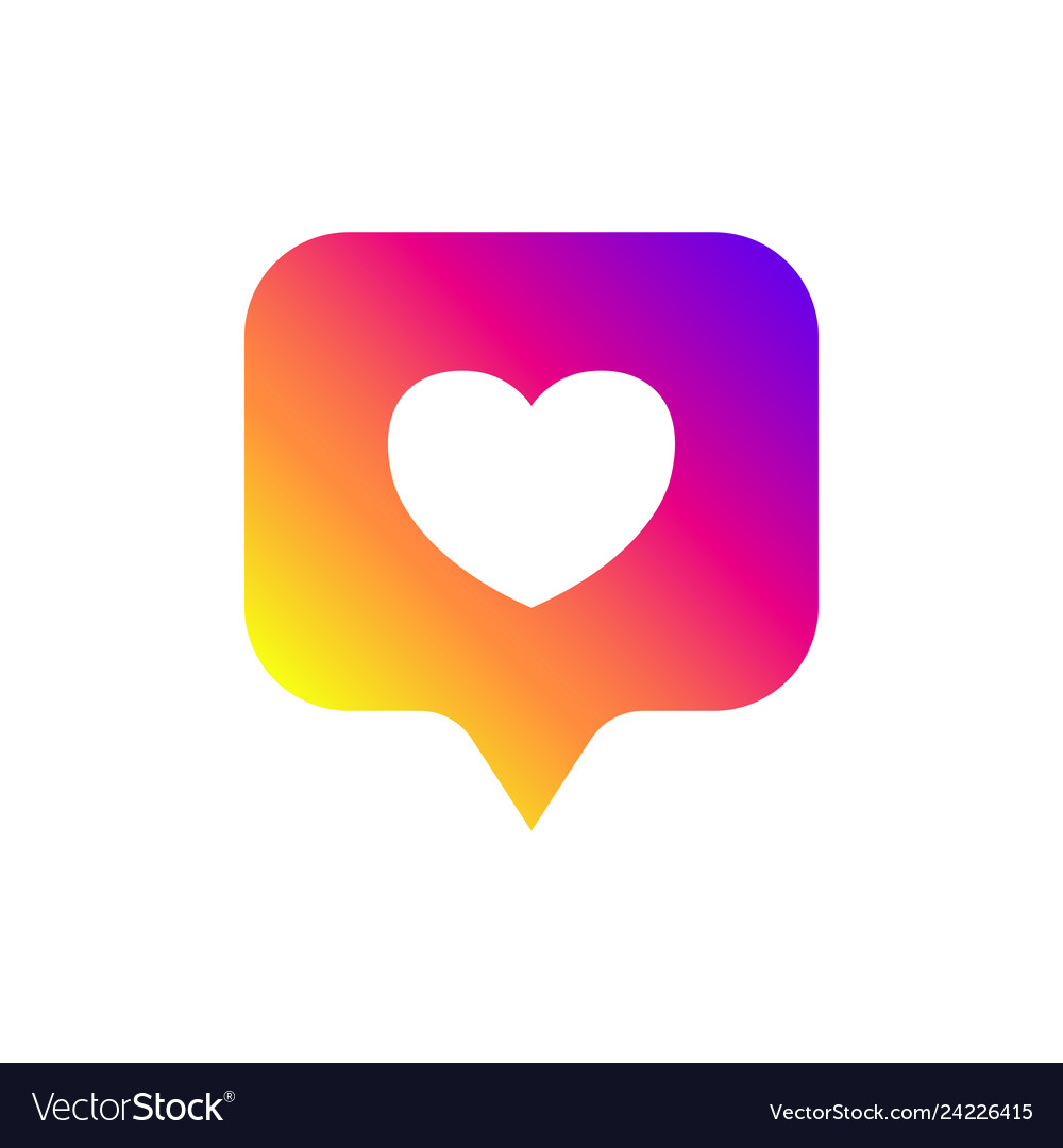 Download New counter notification icon icon like instagram Vector Image