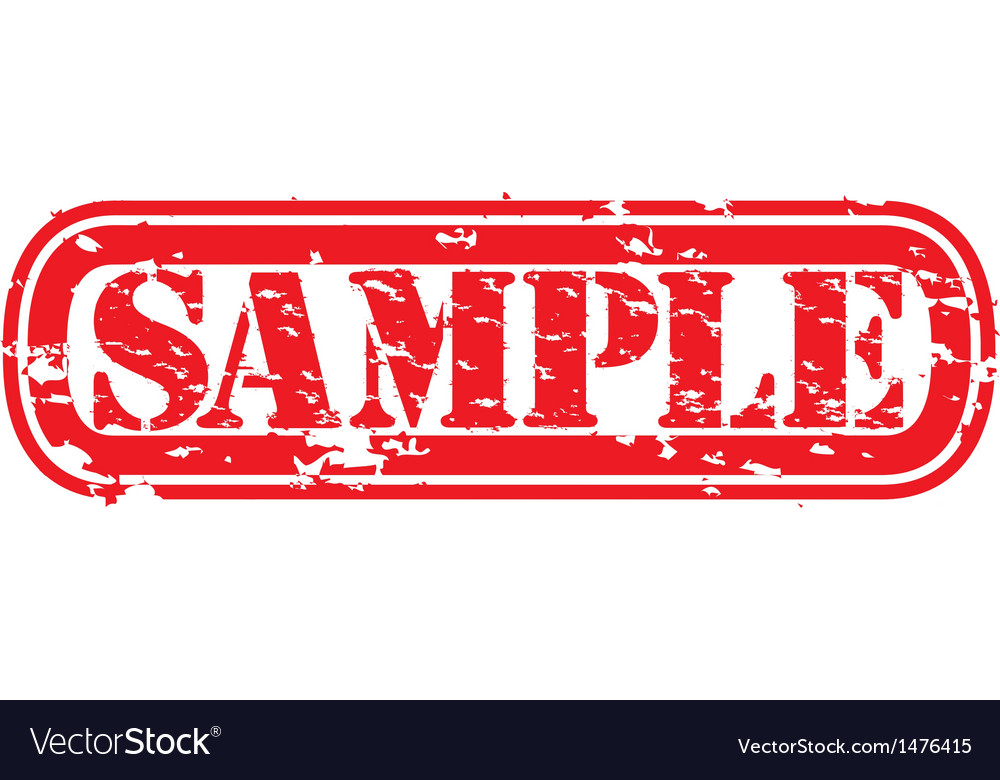 Sample stamp Royalty Free Vector Image - VectorStock