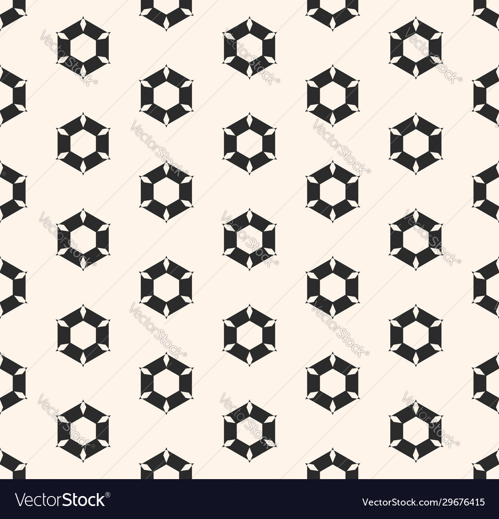 Seamless pattern with rippled hexagonal shapes vector image Seamless pattern with rippled hexagonal shapes
