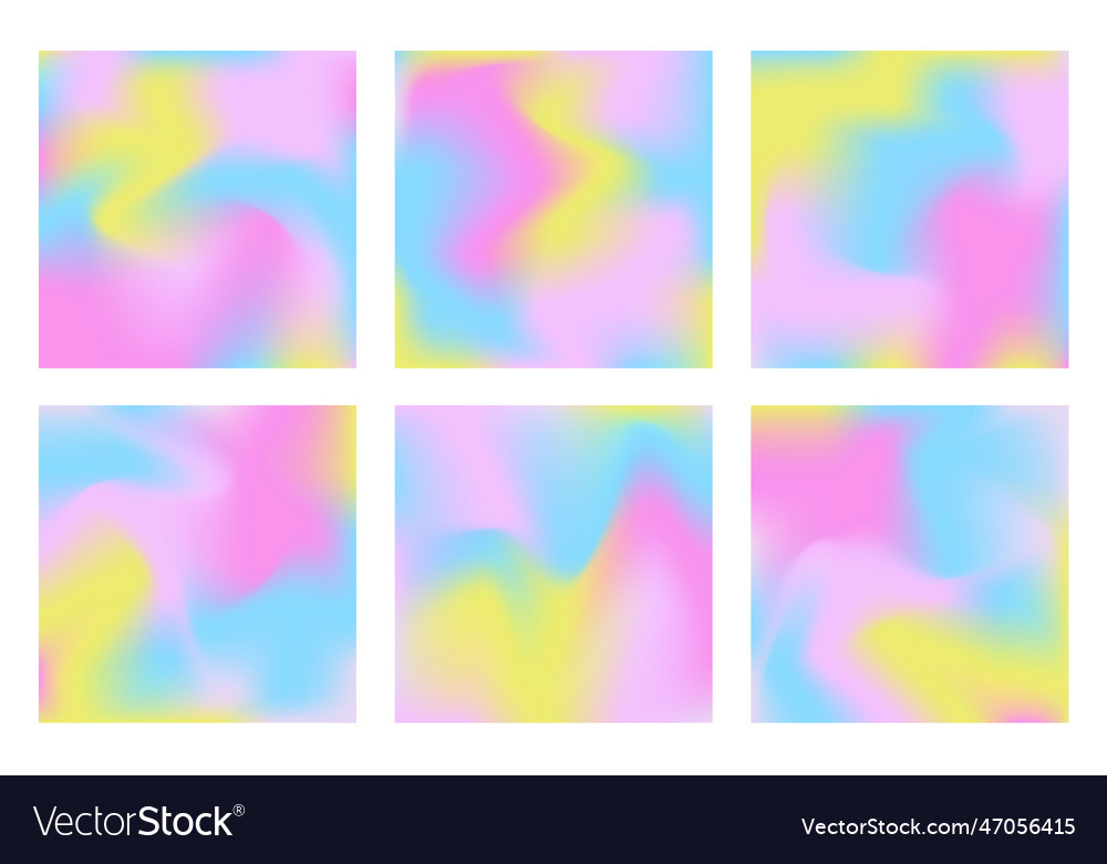 Set of mesh gradient backgrounds Vector Image Set of mesh gradient backgrounds