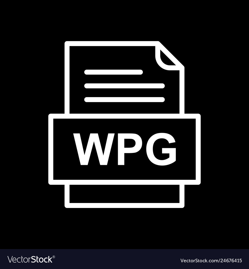 Wpg file document icon