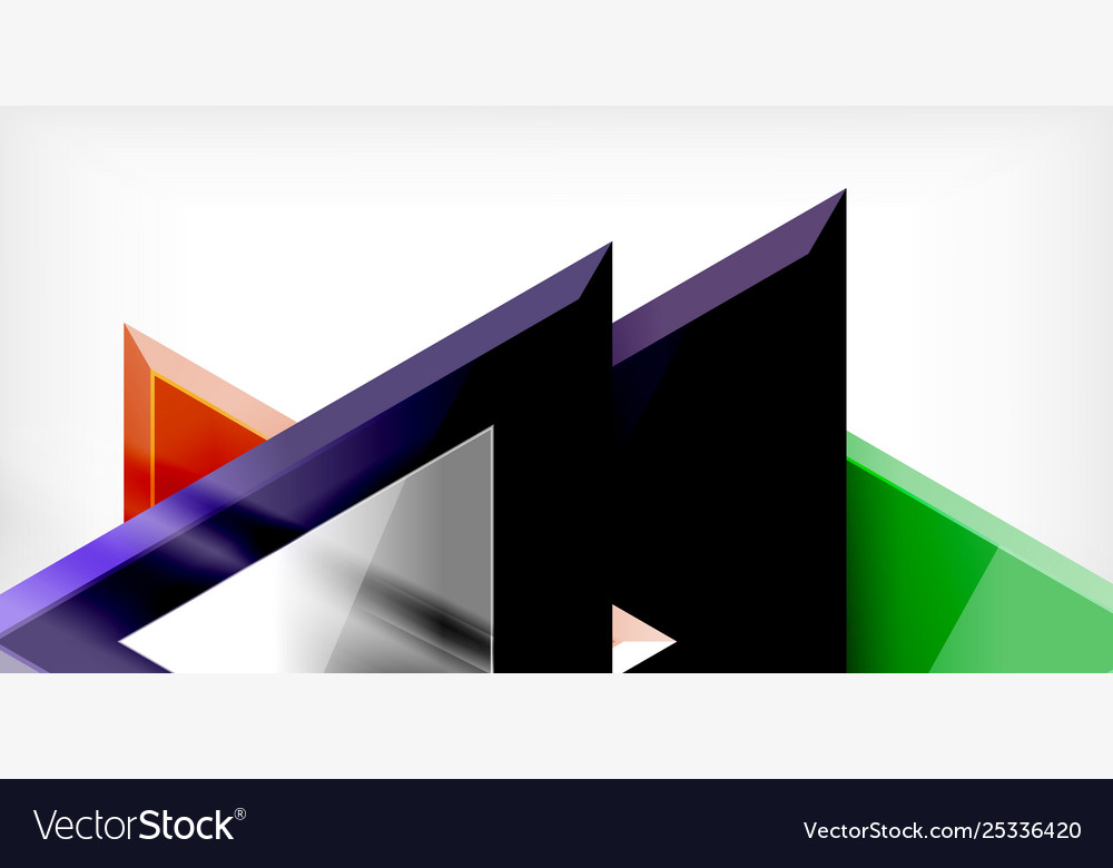 3d triangular minimal abstract background vector image 3d triangular minimal abstract background