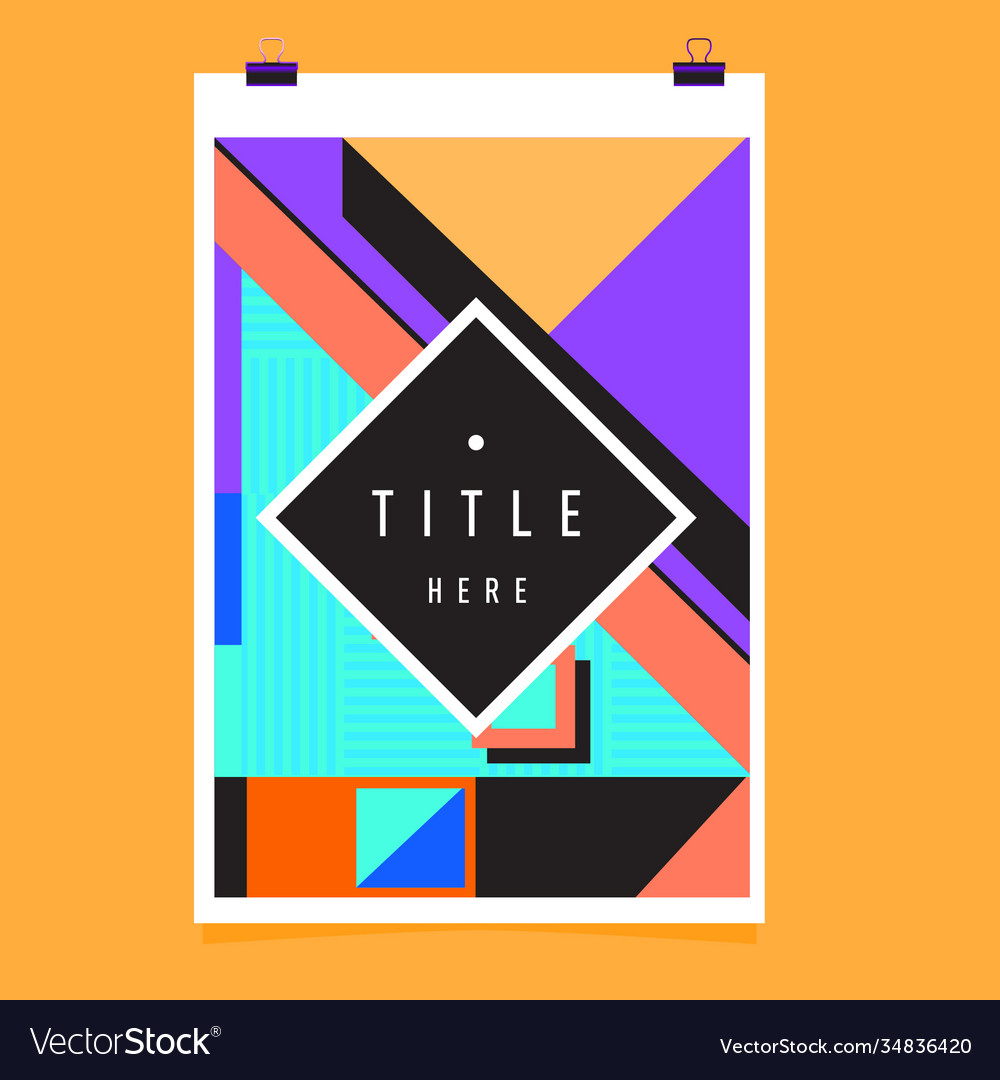 Abstract colorful geometric pattern background