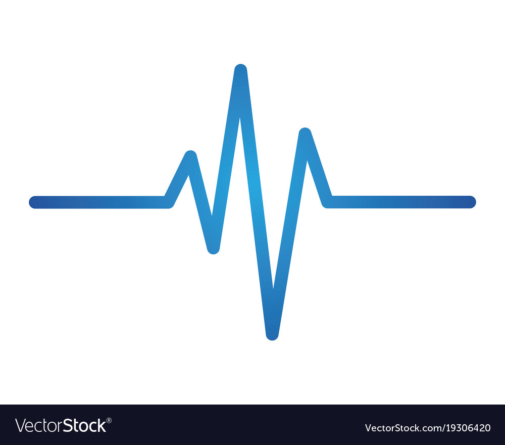 Download Art design heartbeat pulse Royalty Free Vector Image