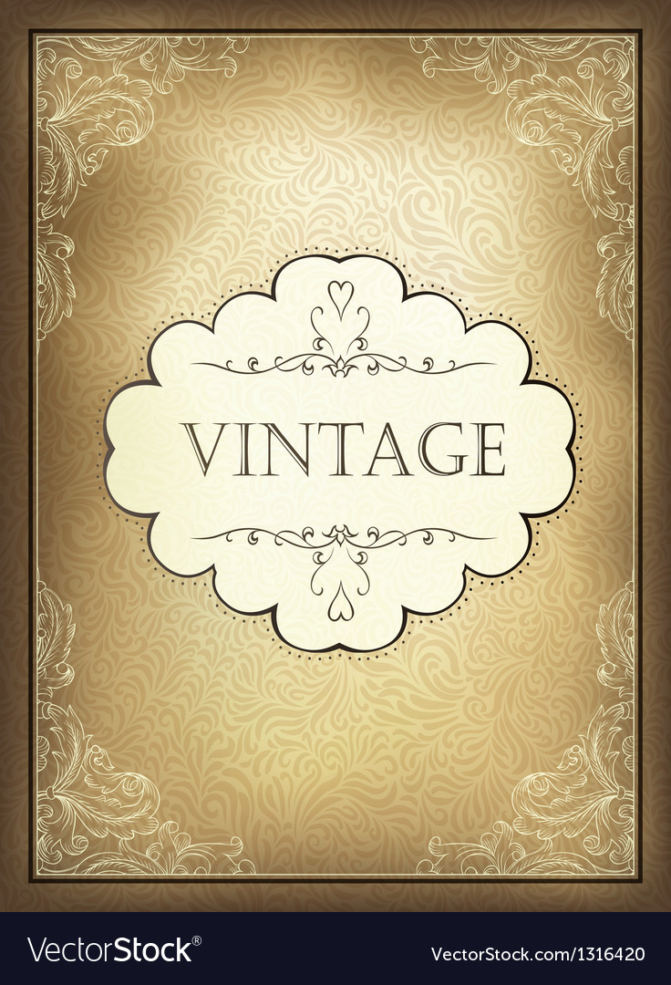 Elegant Floral Vintage Background