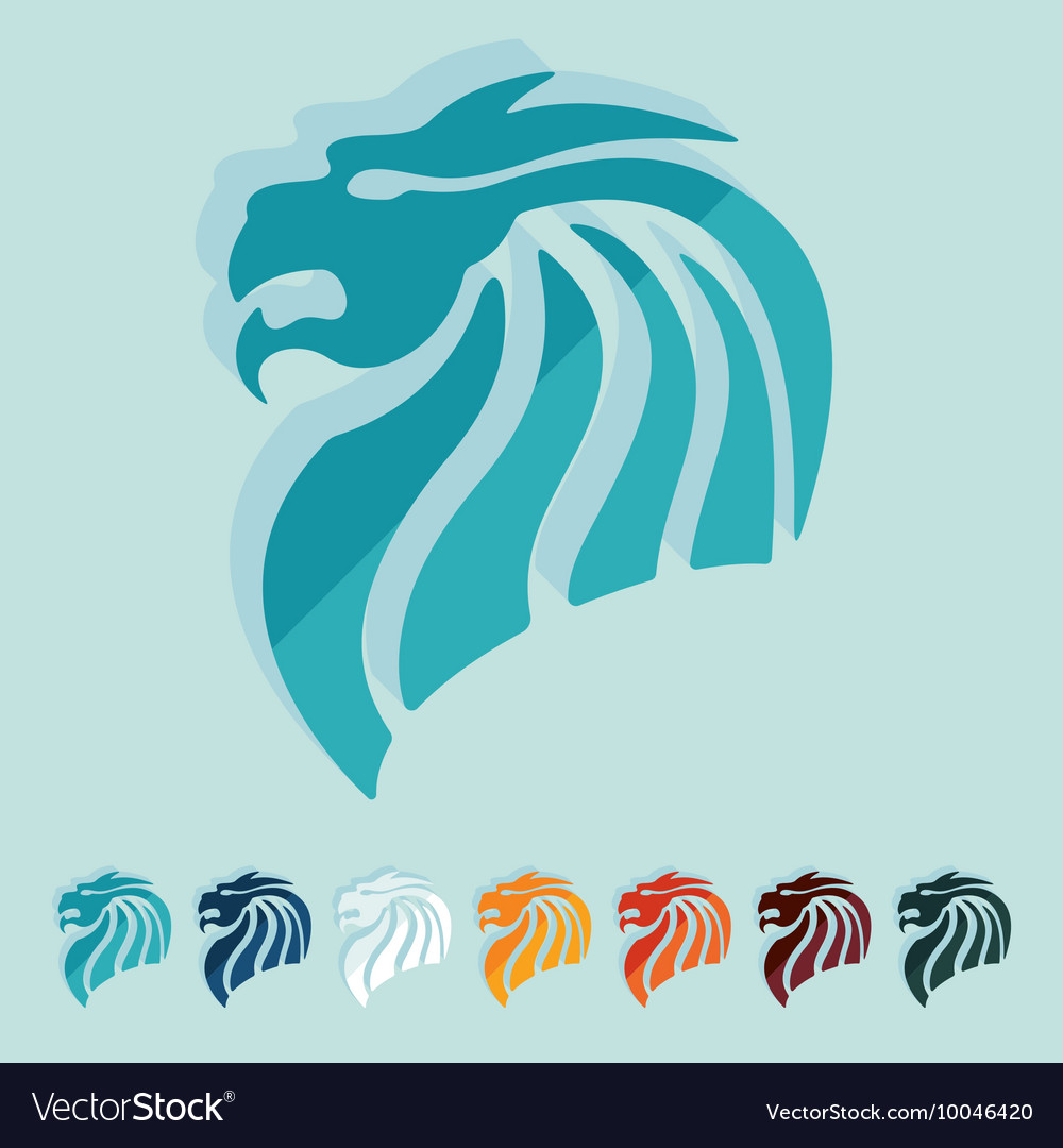 Flat design chinese dragon