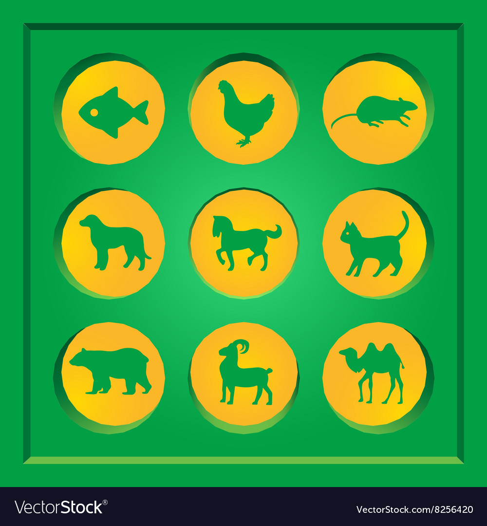 Icon set Royalty Free Vector Image - VectorStock