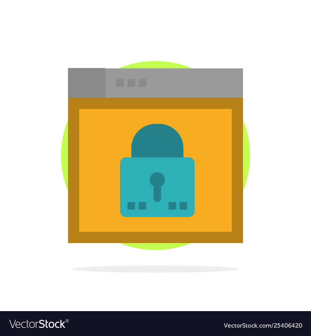 Login secure web layout password lock abstract vector image Login secure web layout password lock abstract