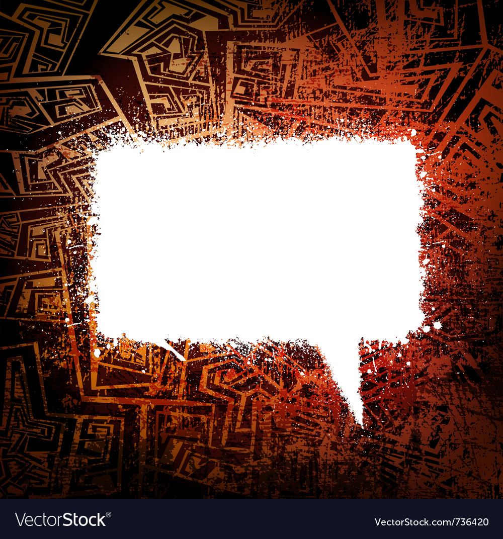 Speech bubble background