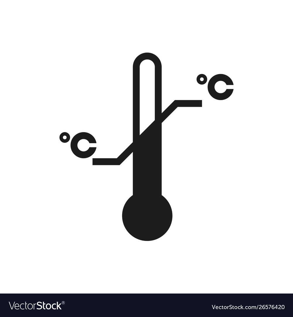 Temperature limit icon simple
