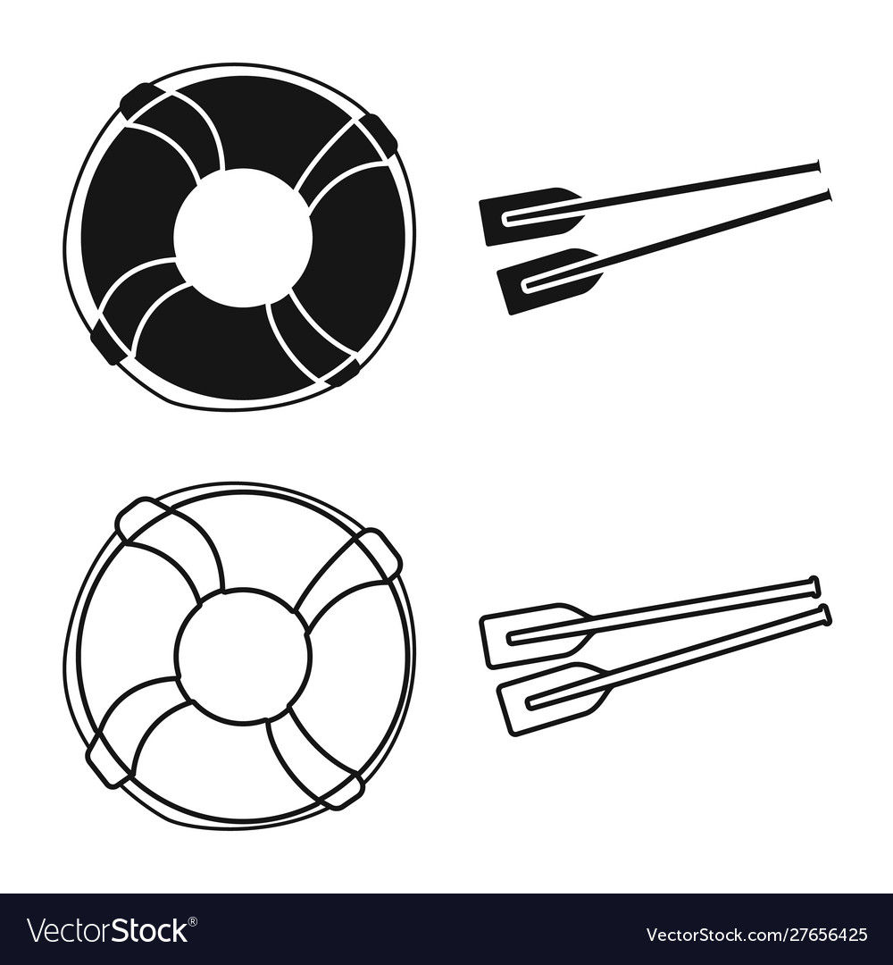Isolated object journey and seafaring icon