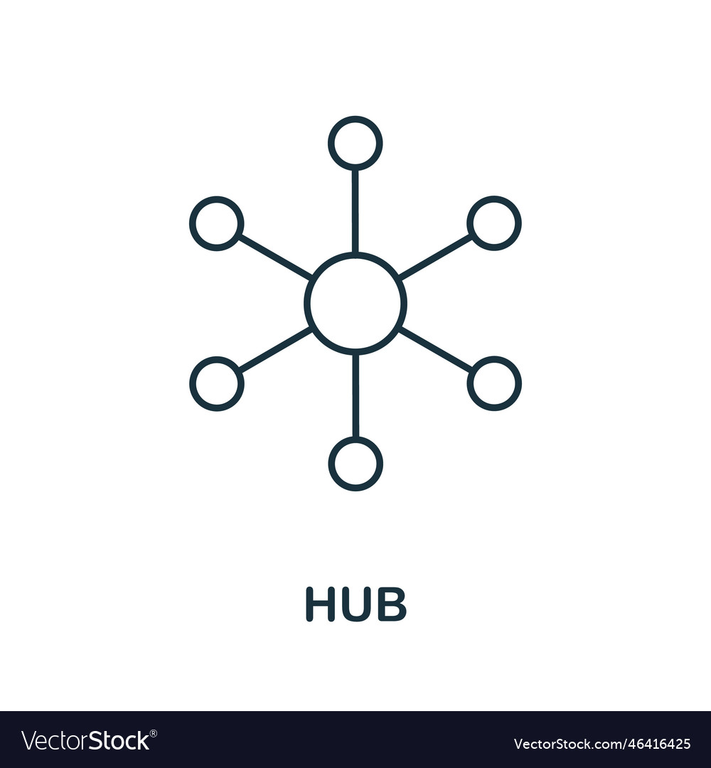 Location hiding line icon simple element from