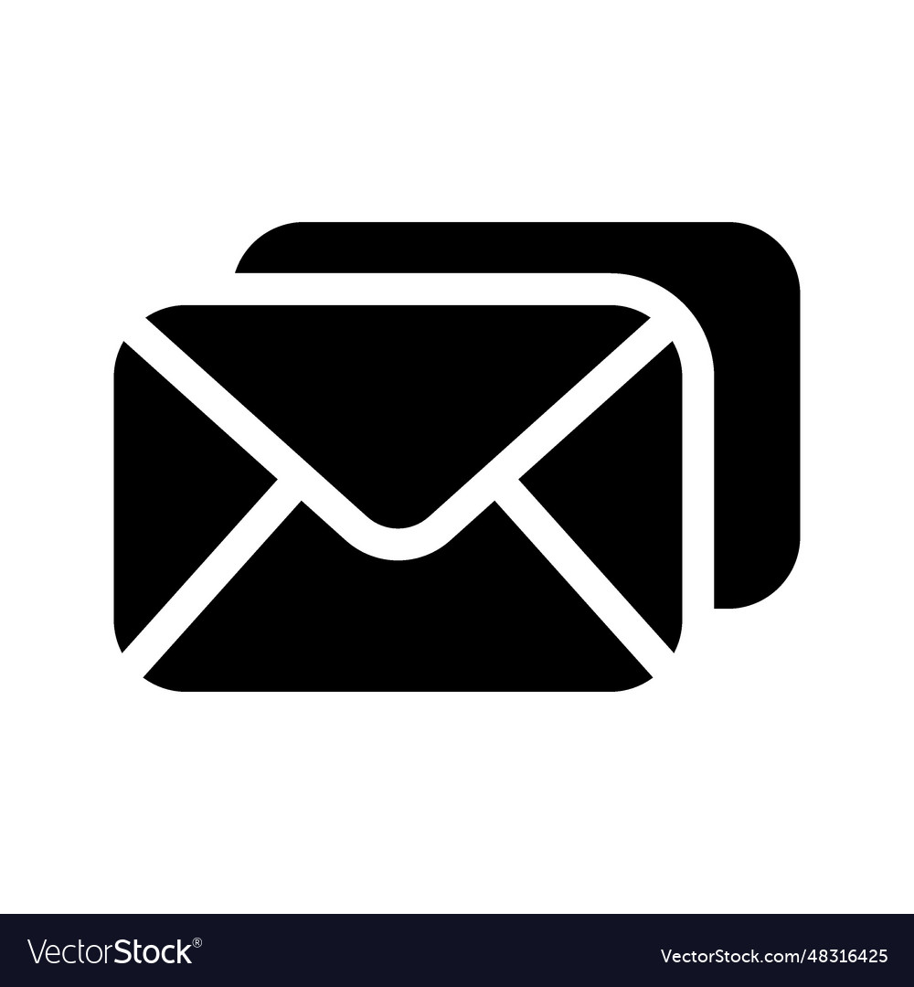 Message icon vector image Message icon