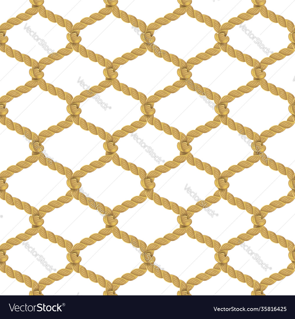 Rope Net Seamless Pattern