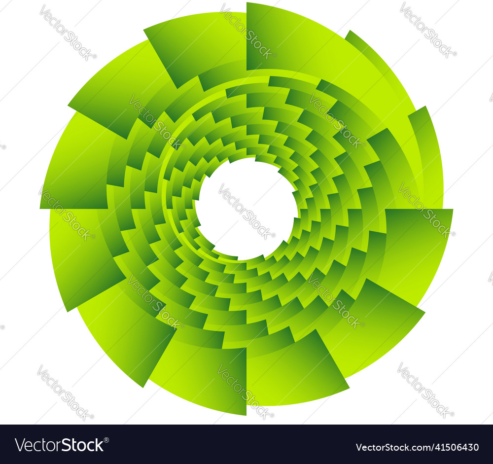 Abstract geometric circle ring design element vector image Abstract geometric circle ring design element