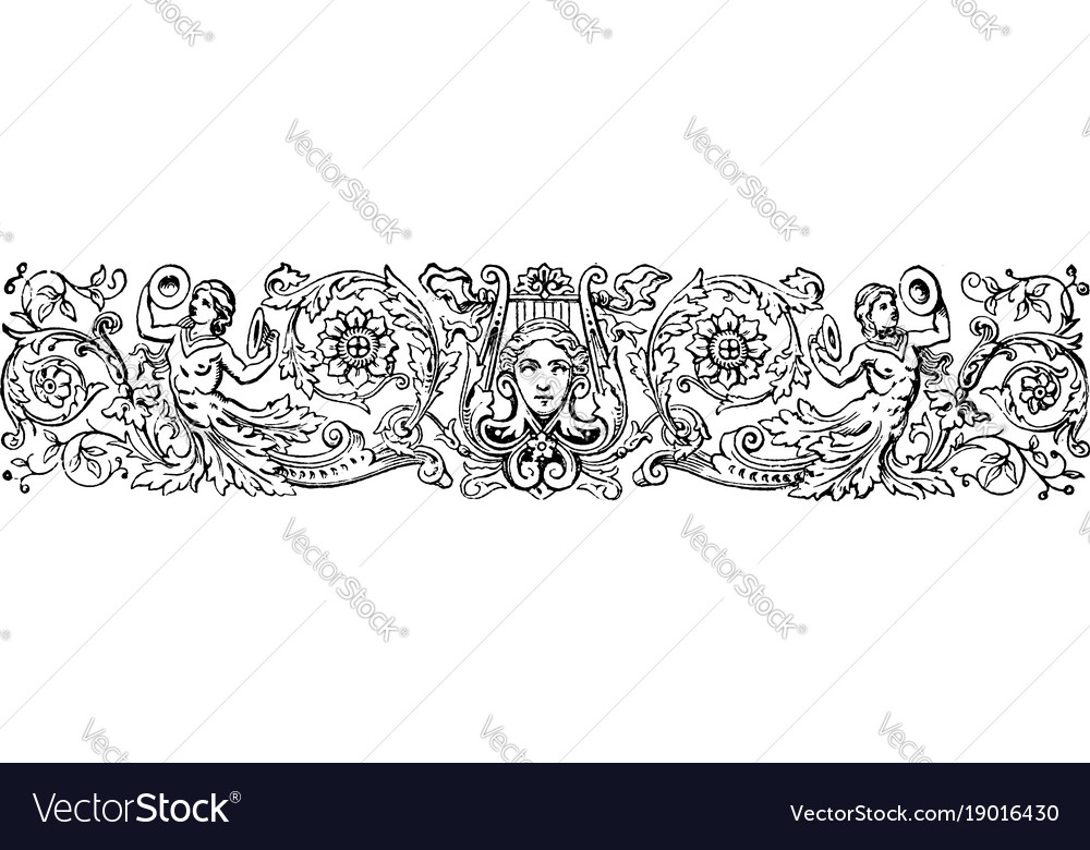 Angelic banner have two angels and a face