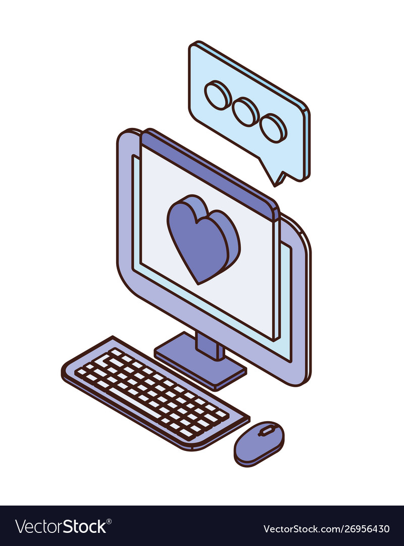 Desktop computer screen with email notifications