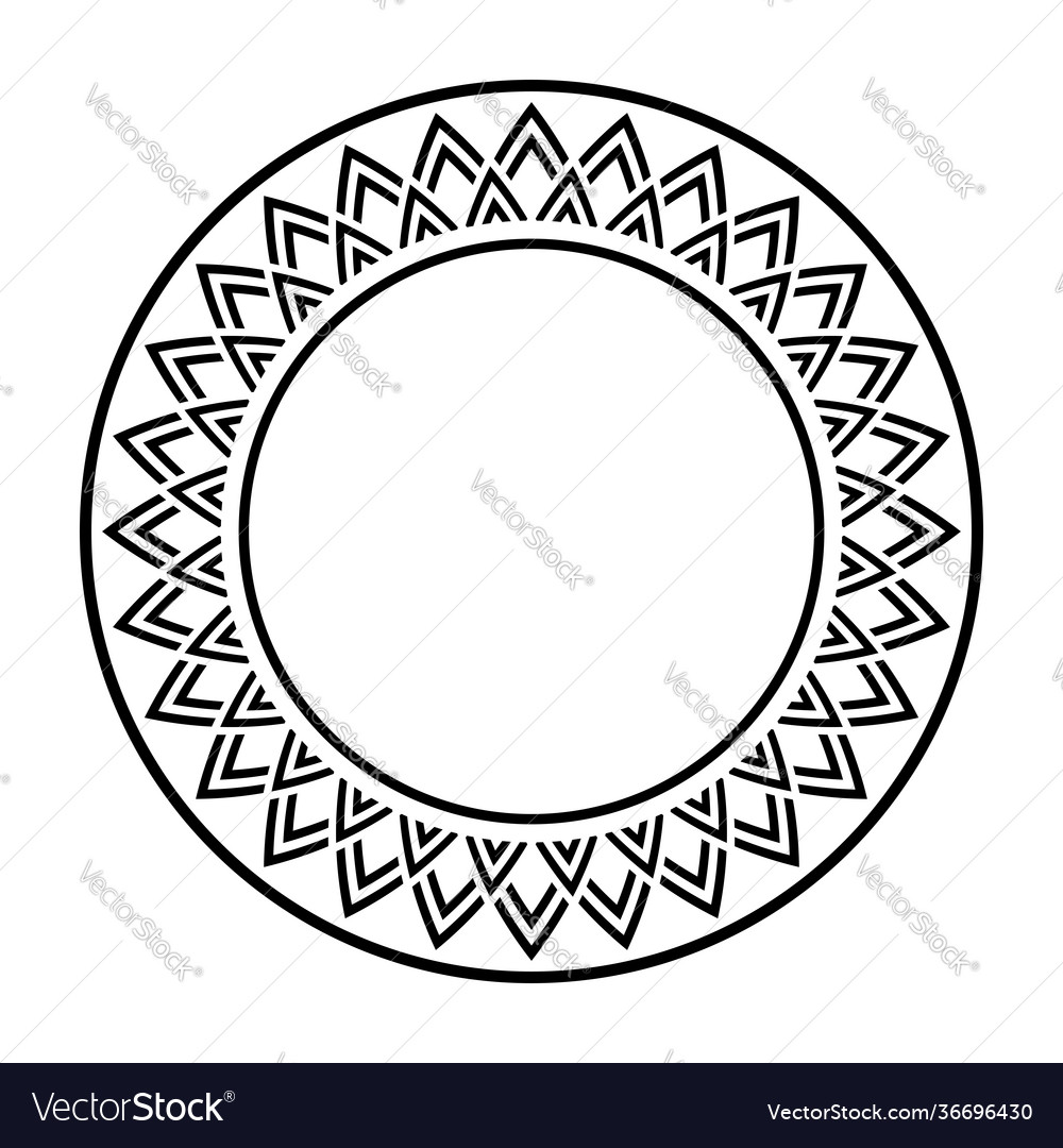 Geometric Circle Frame