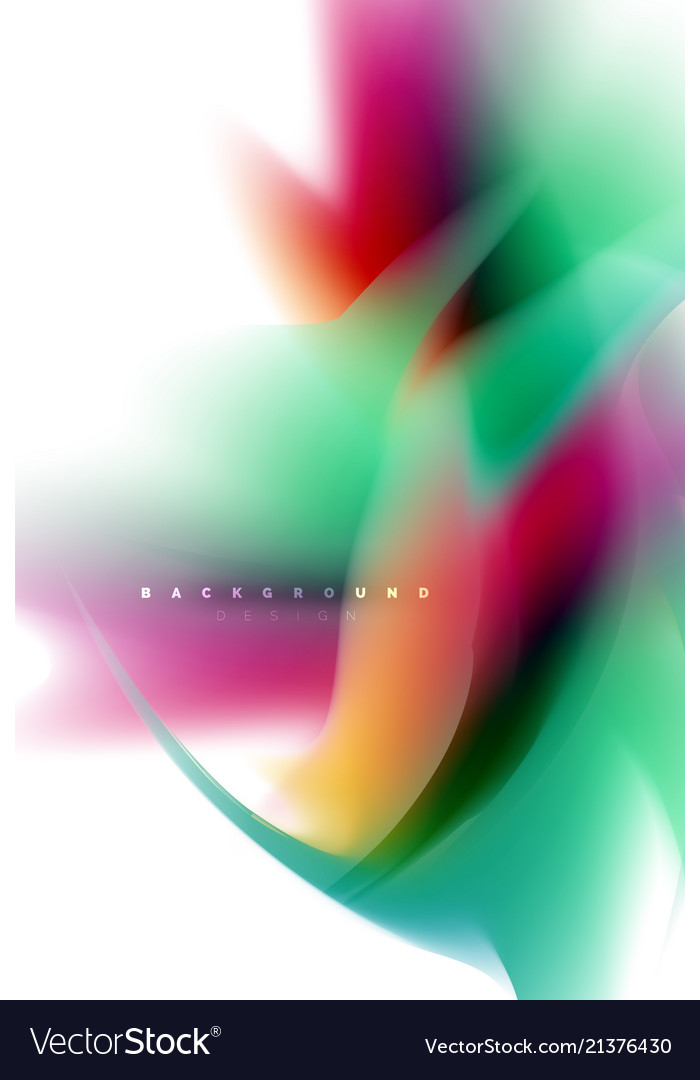 Holographic paint explosion design fluid colors vector image Holographic paint explosion design fluid colors