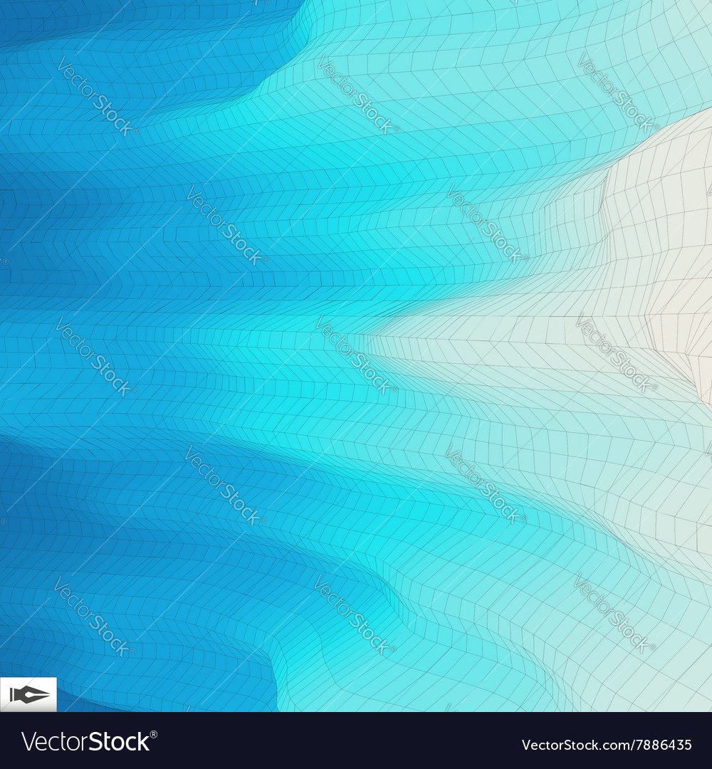 Abstract Polygonal Mesh Background