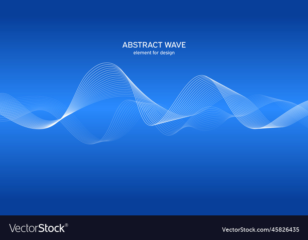 Abstract wave element for design digital vector image Abstract wave element for design digital