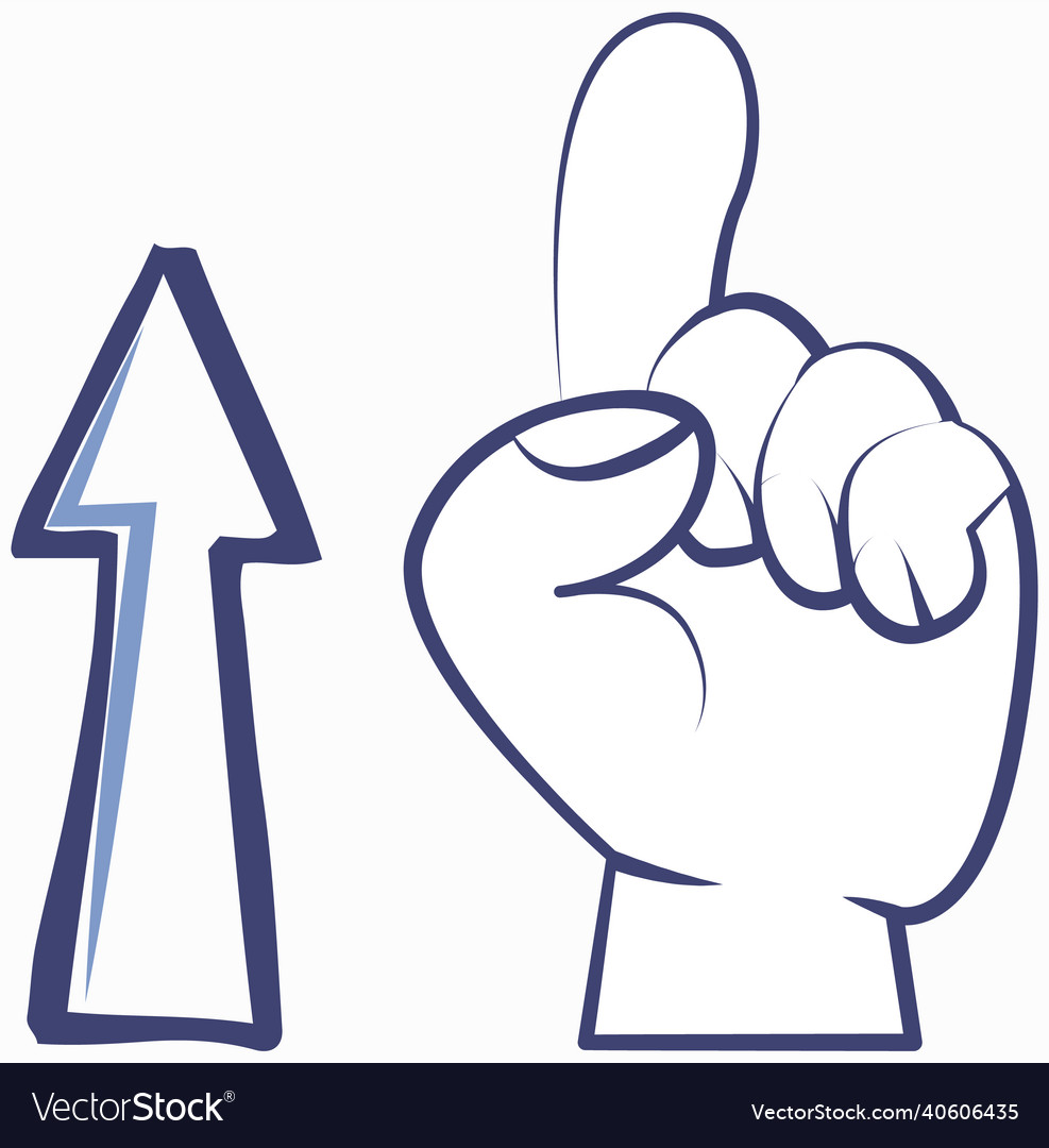 Arrow indicates direction design icon vector image Arrow indicates direction design icon
