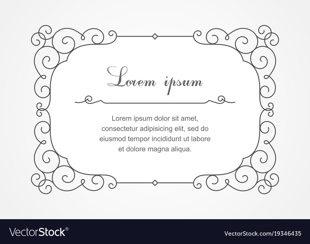 Background with calligraphic decorative elements